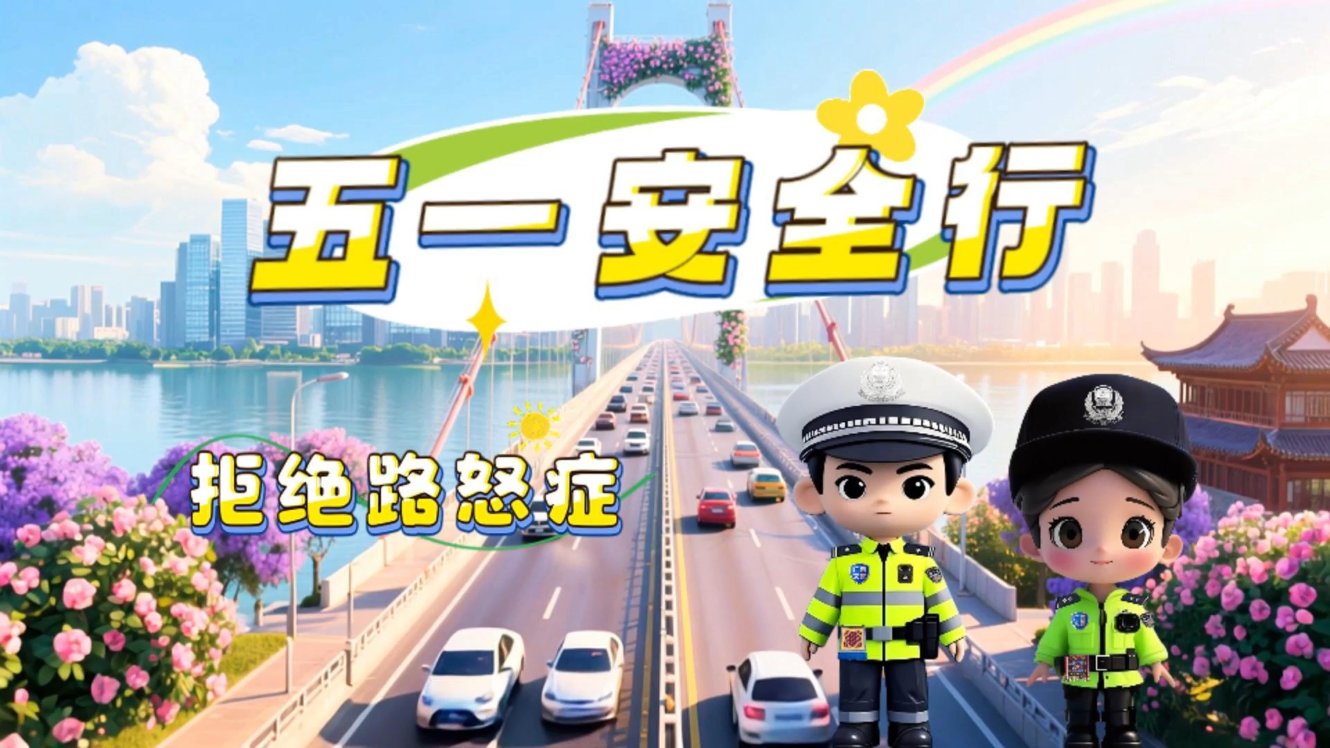 五一出行提示：拒绝路怒症
