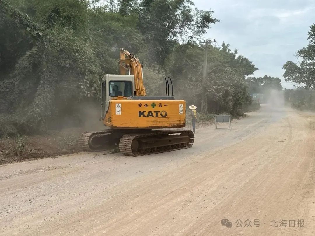 合浦县乌家至西场公路（县道乌西线）开工建设